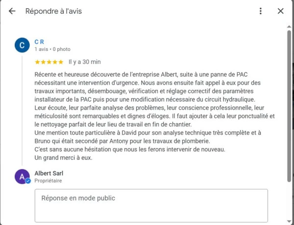 GOOGLE AVIS